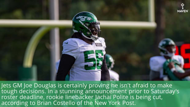 WATCH: Jets Cut Rookie Jachai Polite in Shocking Roster Move