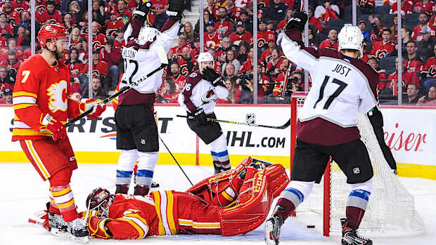 calgary flames playoffs rebound