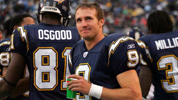 Chargers quarterback Drew Brees.