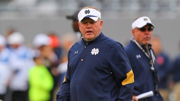 Notre Dame's Brian Kelly survived controversy by winning. Can he survive academic misconduct when he's losing?