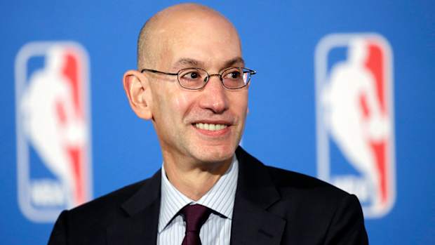 NBA Commissioner Adam Silver endorses sports gambling legalization IMAGE