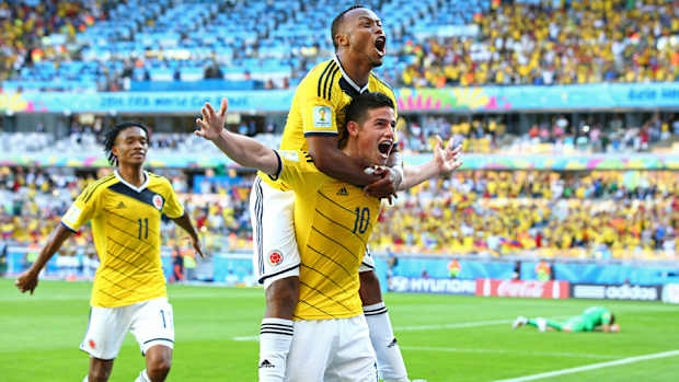 James Rodriguez Celebration