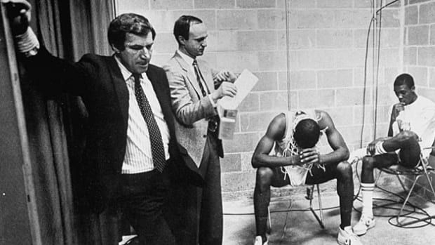 Dean Smith Rick Brewer James Worthy Jimmy Black