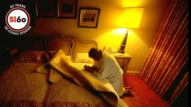 Marge Schott praying