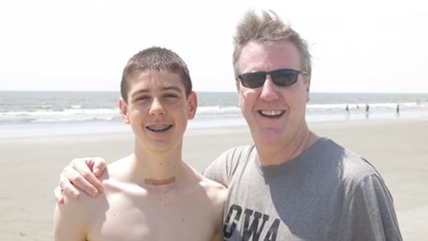 Patrick and Fran McCaffery beach