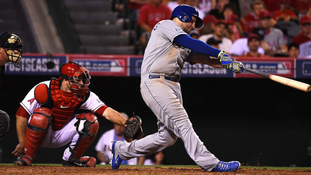 Mike Moustakas Royals ALDS home run Angels