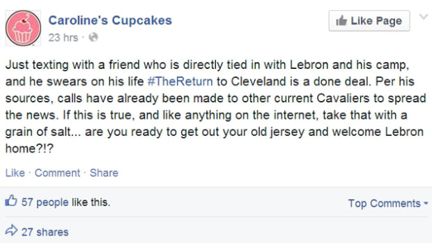 LeBron Cupcake shop