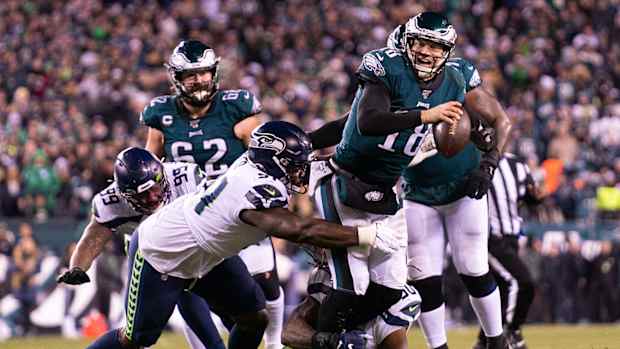 Josh McCown Emotional Eagles Seahawks