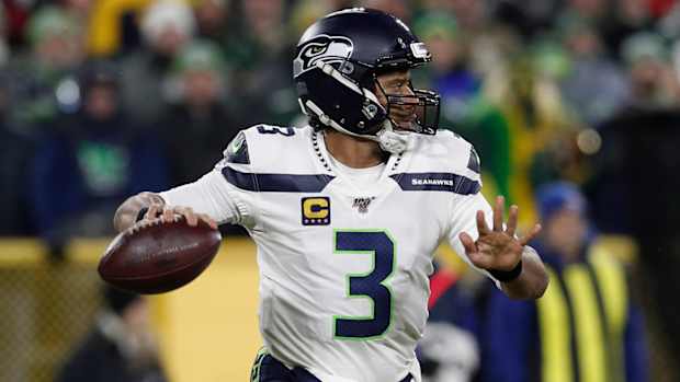 Russell Wilson Packers Seahawks