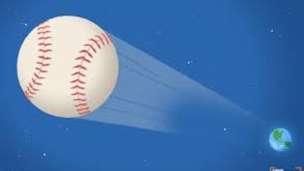 flying baseball