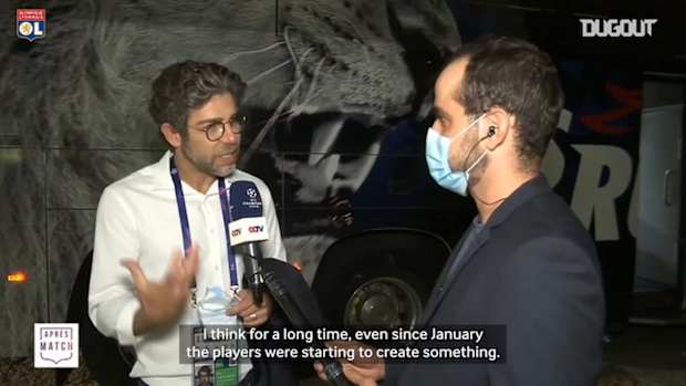 Juninho's post-match reaction after OL reach Champions League semis