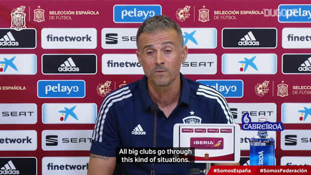 Luis Enrique on Barça’s situation