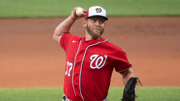 Nationals pitcher Stephen Strasburg