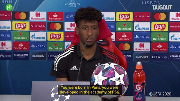 Mixed emotions for Champions League winner Kingsley Coman