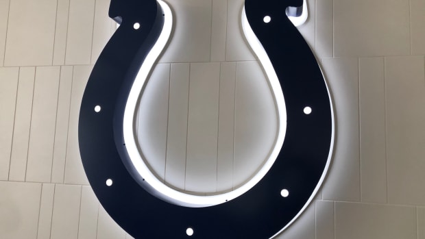 The Colts' horseshoe is synonymous with the franchise's deep NFL history that dates back to 1953.