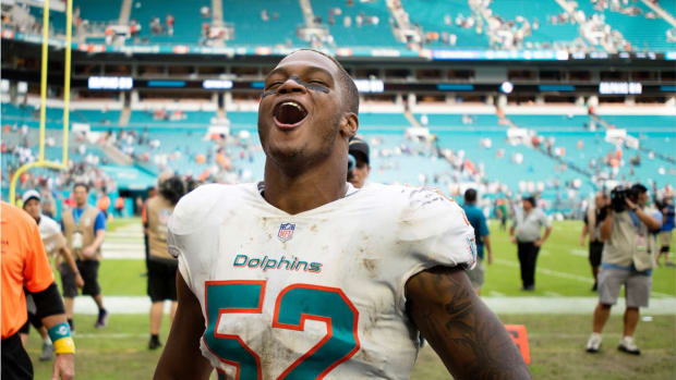 Raekwon McMillan post-game yell
