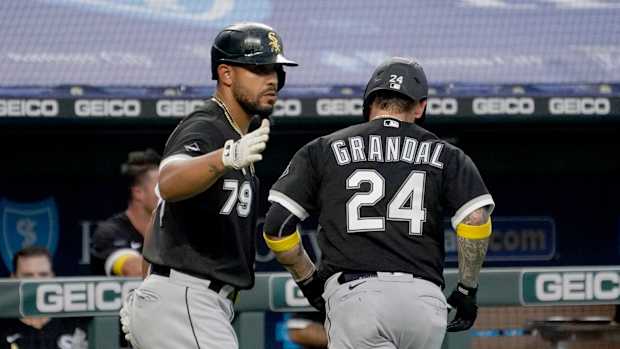 José Abreu and Yasmani Grandal HR v KC 2020-09-05 (Danny Medley) USATSI_14885105