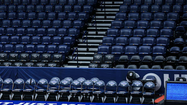NCAA Basketball stands