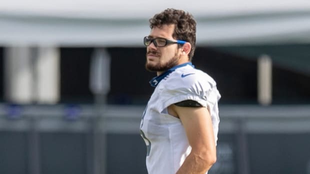 Undrafted rookie kicker Rodrigo Blankenship won the Indianapolis Colts job after a competition against incumbent Chase McLaughlin.