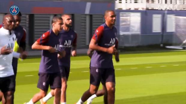 Paris Saint-Germain's latest training session with Gana and Abdou Diallo