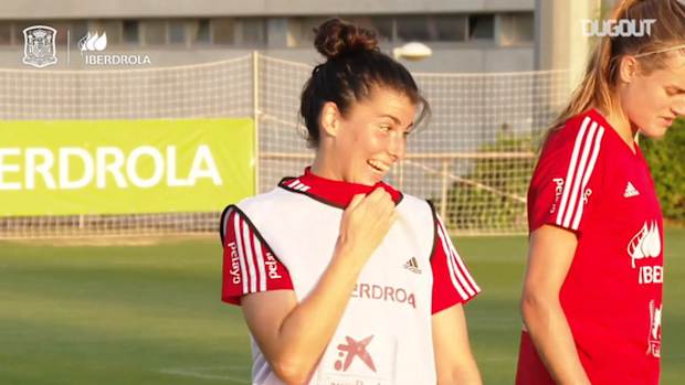 Free-kick goals in Spain women’s training