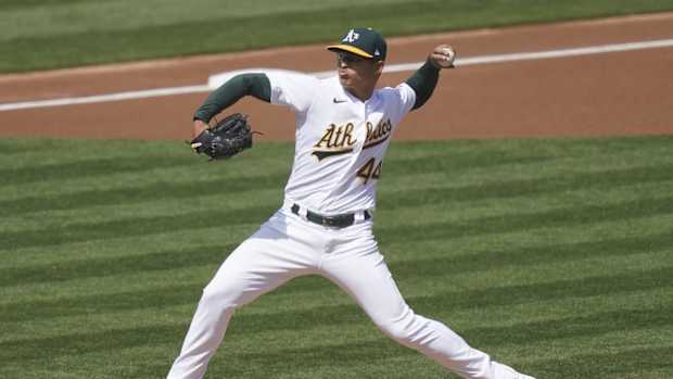 Jesús Luzardo throws six scoreless innings vs. Giants