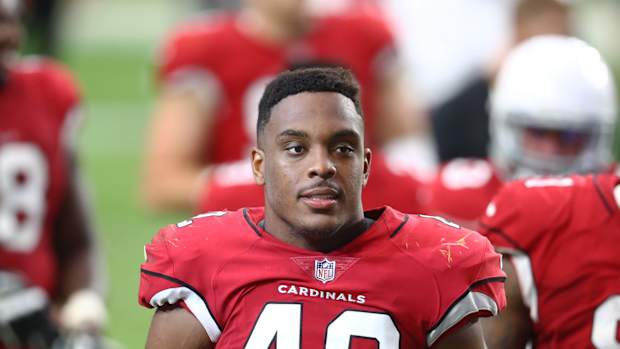 Arizona Cardinals linebacker Devon Kennard (42) against the Washington Football Team at State Farm Stadium.