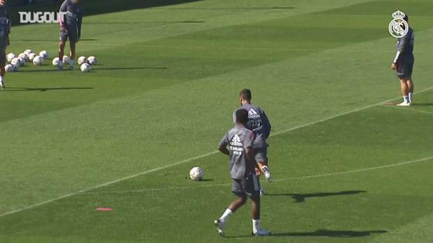 The team are preparing for the match against Valladolid