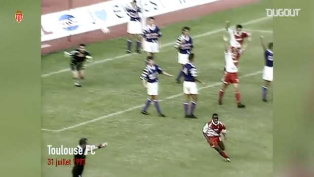 Victor Ikpeba's first Ligue 1 goal with Monaco