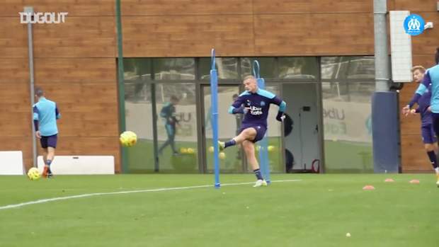 Cuisance's first training at Marseille