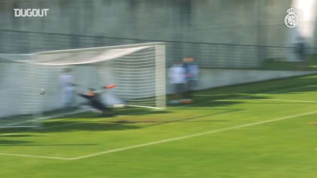 Great shots on goal and crossings during training