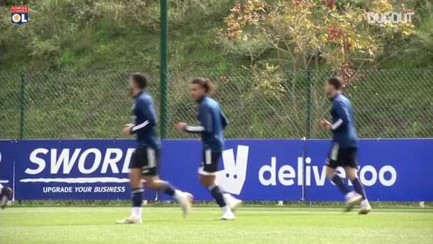 De Sciglio's first training session with Olympique Lyonnais