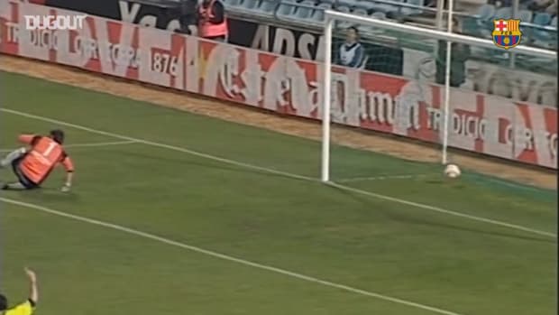 Motta, Giuly and Eto'o help Barça win Getafe in 2005