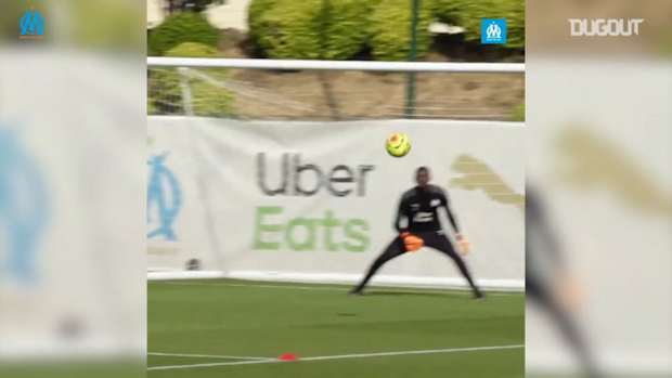 Luis Henrique trains with Olympique de Marseille