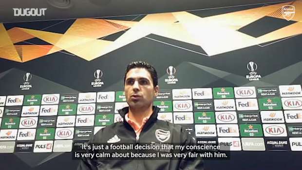 Arteta on Mesut Özil's omission from Arsenal's Premier League squad