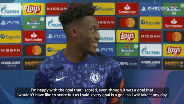 Hudson-Odoi delight at first Champions League goal