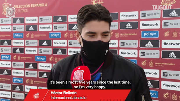 Héctor Bellerín: ‘I’m very happy to be back’
