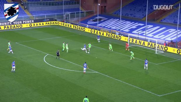 Damsgaard's first Sampdoria goal