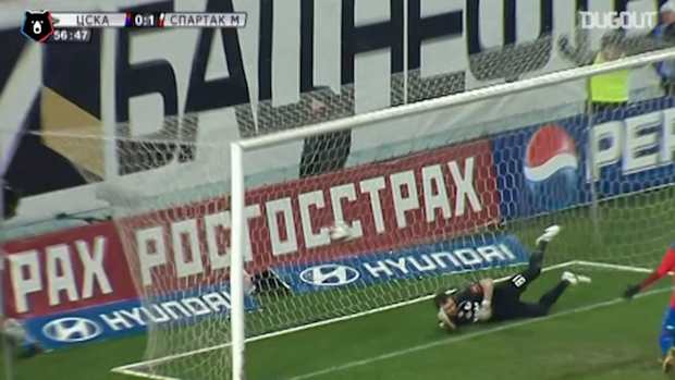 Honda's diving header against Spartak Moscow
