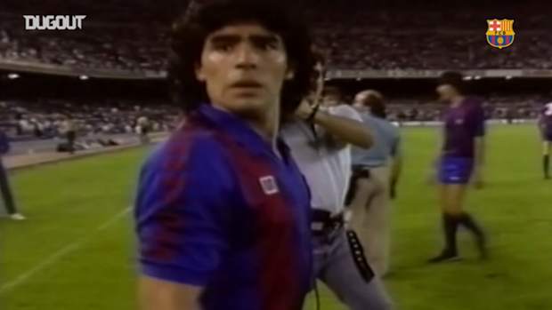Maradona's best skills at FC Barcelona