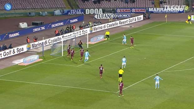 Napoli's best home goals against Roma