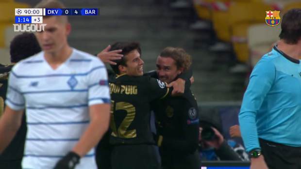Griezmann's goal vs Dynamo Kyiv