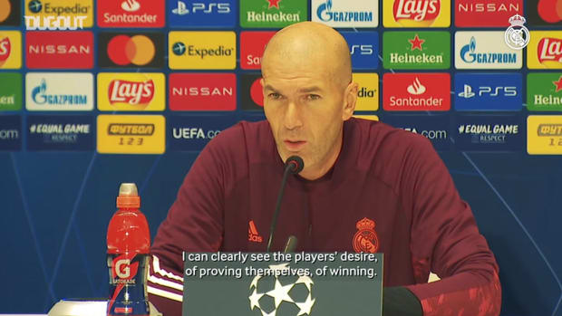 Zinedine Zidane: 'It’s the most important game in the group'