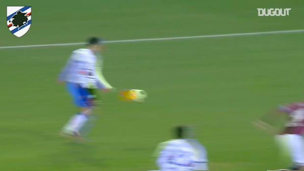 The first months of Candreva at Sampdoria