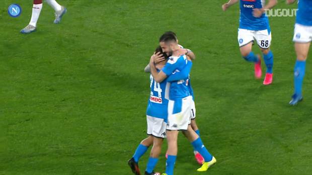 Napoli's best home goals against Torino