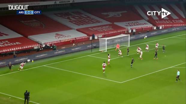 Mahrez shines in City's 4-1 win over Arsenal
