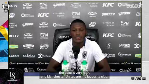 Moisés Caicedo: 'My dream has always been to play for Manchester United'