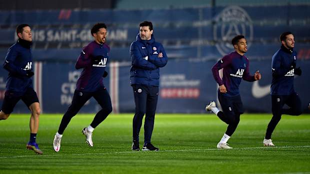 Pochettino-PSG-Training