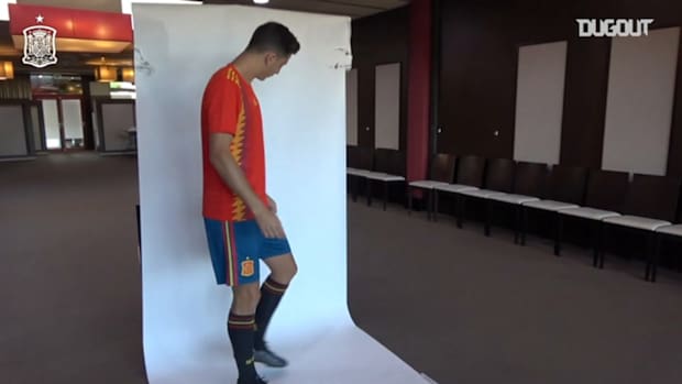 Pau Torres with the Spanish national team