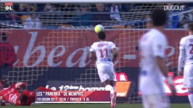 All Memphis Depay's panenkas at Lyon